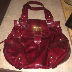 Authentic Dooney and Bourke Red Patent Leather Bag
